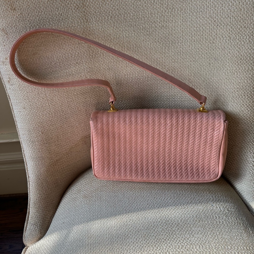 Custom Kleinberg Sherrill Pink Handbag